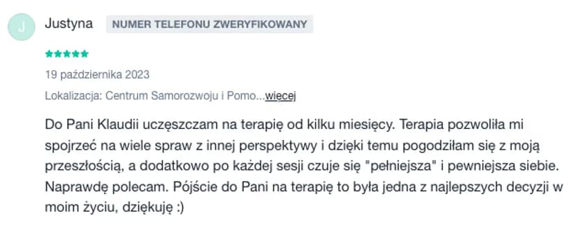 Opinia klientki 10